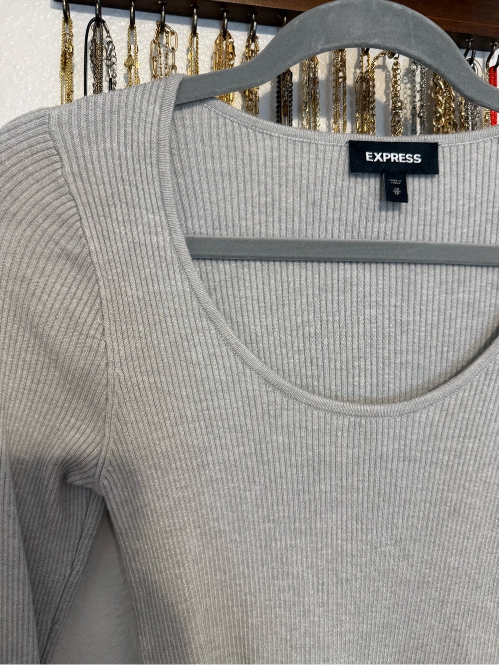 Express Ribbed Sweater - Picture 2 of 5